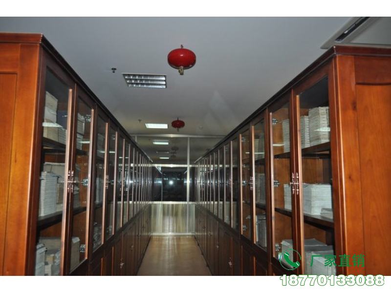 贡觉县博物馆樟木文物书柜